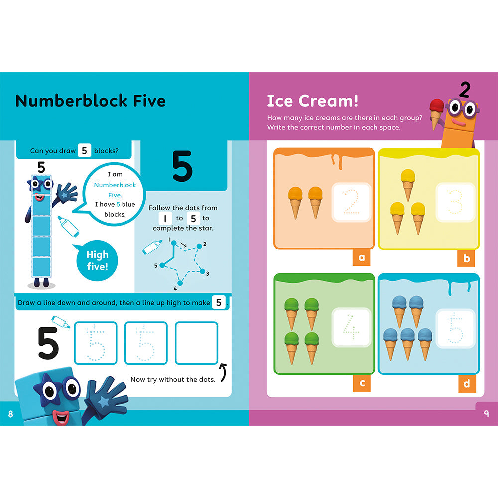 Numberblocks Lets Learn Numbers and Shapes Single Book Set