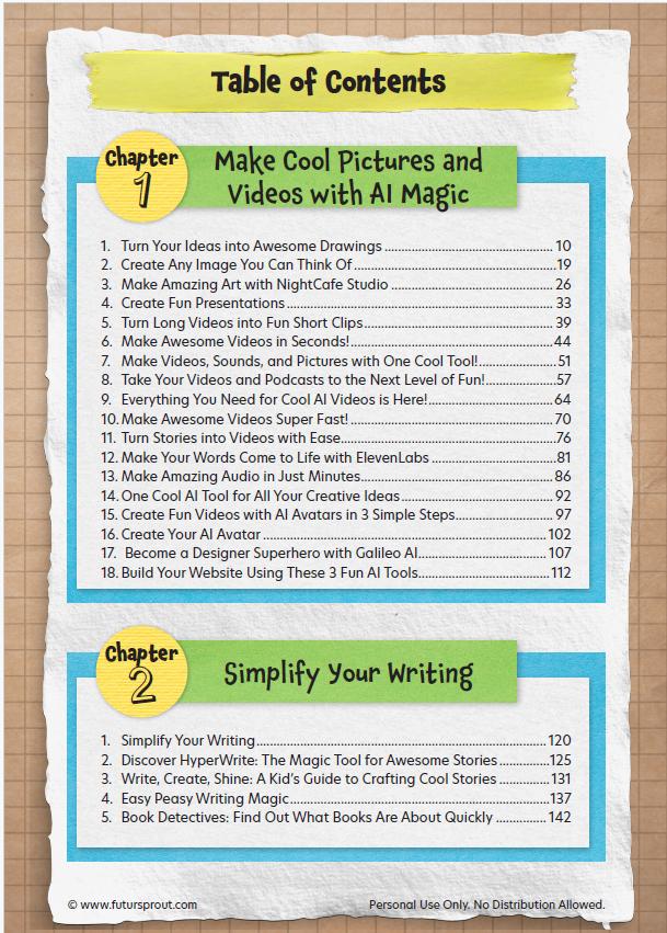 The AI Kidpreneurs Book for Kids