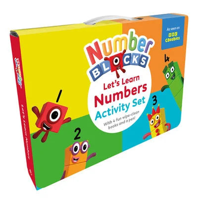 Numberblocks Lets Learn Numbers and Shapes Wipe Clean Activity Set with Pen