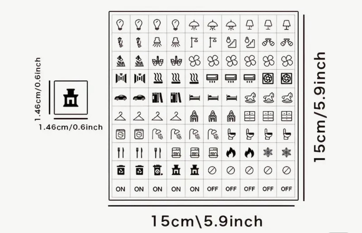 Switch Stickers Pack of 2 | Buy Transparent Stickers